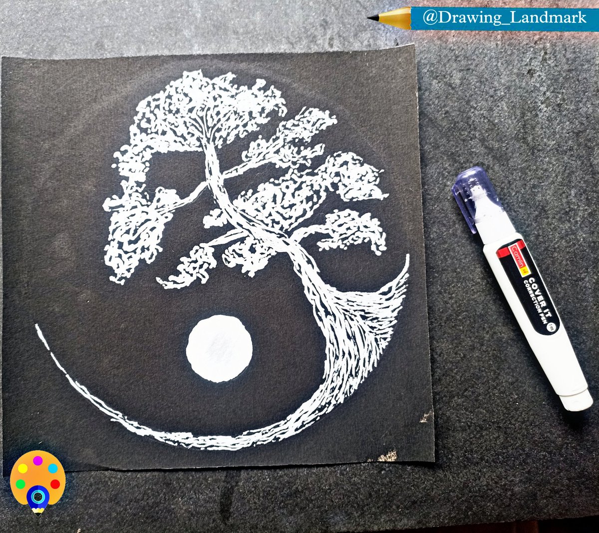 art_landmark's tweet photo. The moonlight tree painting
Whitener pen drawing

Full video on YouTube 👇
https://t.co/c95YtRXDz8

#artistsontwitter #ArtofLegends #Artists #art #drawing #draw #drawings #drawthisinyourstyle #painting #PainterOfTheNight #ArtofZoo #Viral #amazing https://t.co/vibpiOGbLP