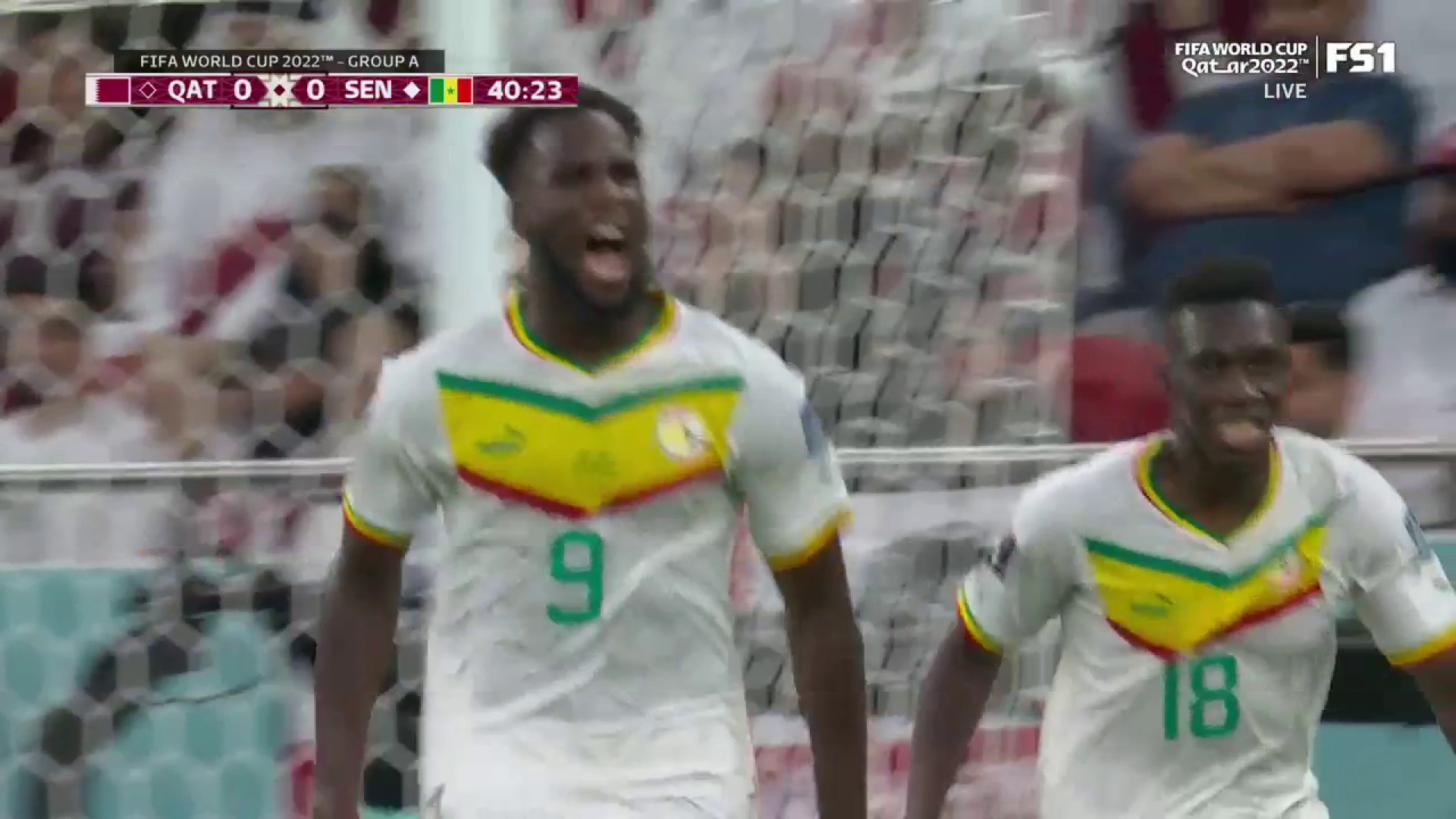 DIA SCORES SENEGAL'S FIRST GOAL OF THE 2022 FIFA WORLD CUP 🇸🇳”