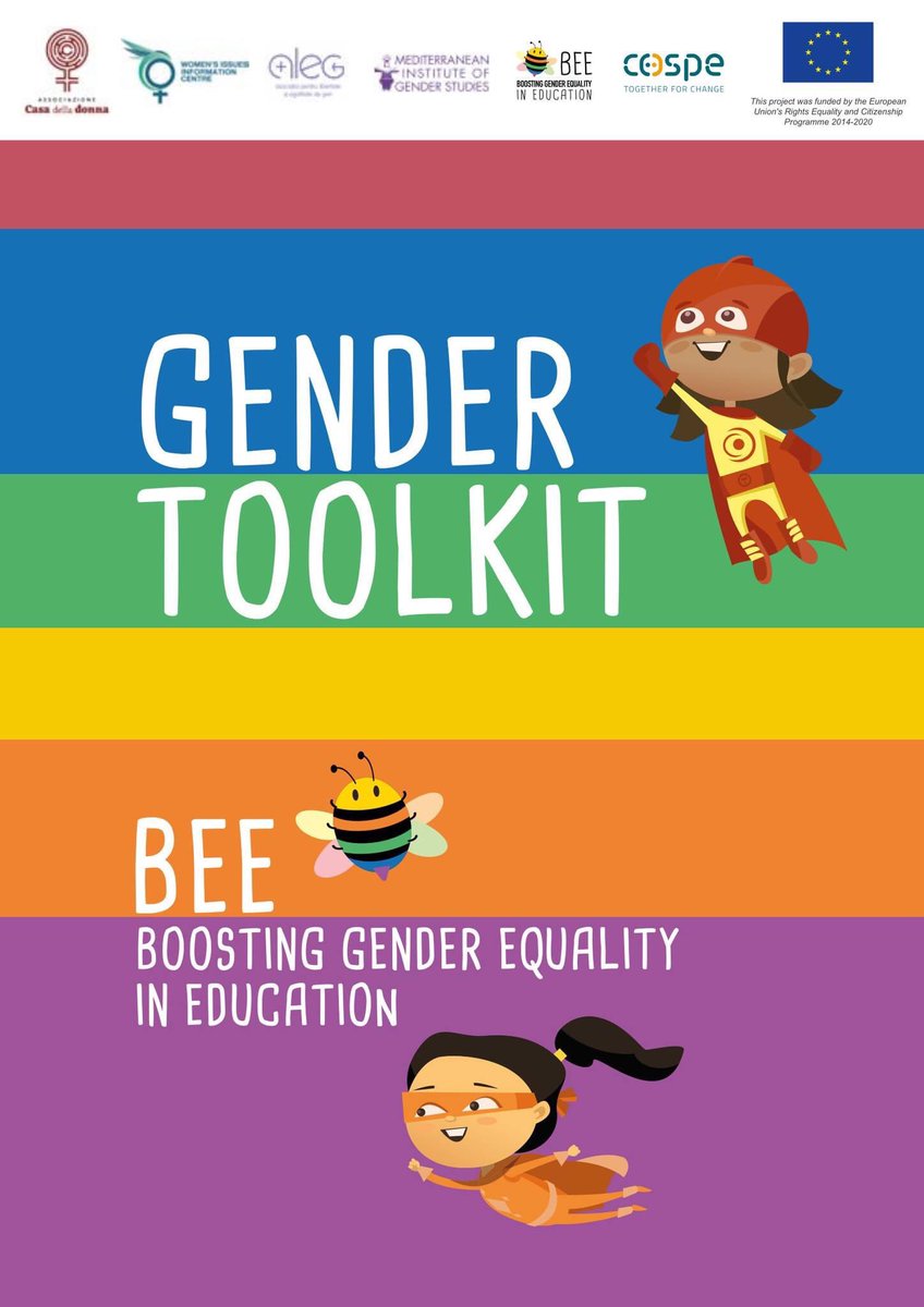 Casa_donna_Pisa's tweet photo. 📗 È online #GenderToolkit! Un manuale gratuito che offre strumenti teorici e operativi per un’educazione inclusiva e senza #stereotipidigenere.
📙 Il manuale, nato dal progetto europeo #Bee, è scaricabile in italiano e inglese sul nostro sito 👉 https://t.co/lHp4U3RPi2 https://t.co/DNXuHjpAGO