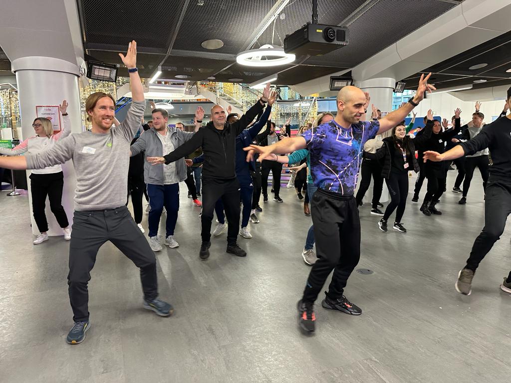 AspireSportsUK's tweet photo. Brilliant moves everyone! π π
@BhangraBallyB #APSC22 https://t.co/ErmnFhviDK