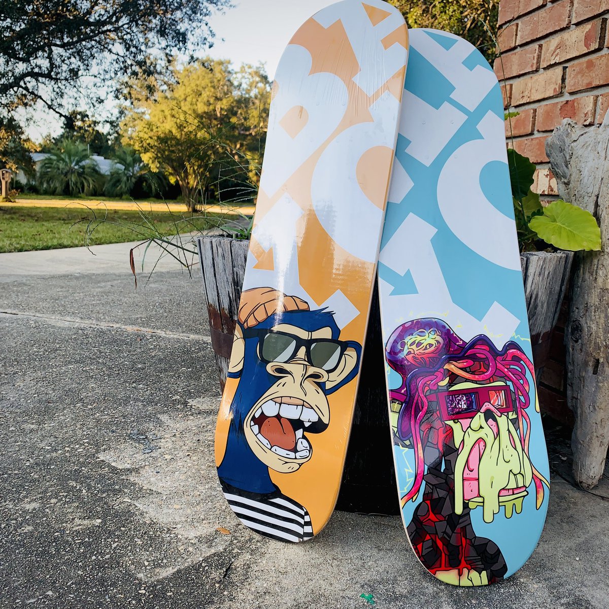 GM BAYC 

If you want to be in the next collage and have a chance to win a Custom Skateboard, post your Gerry Banner and RT!  (The older the banner the better)
