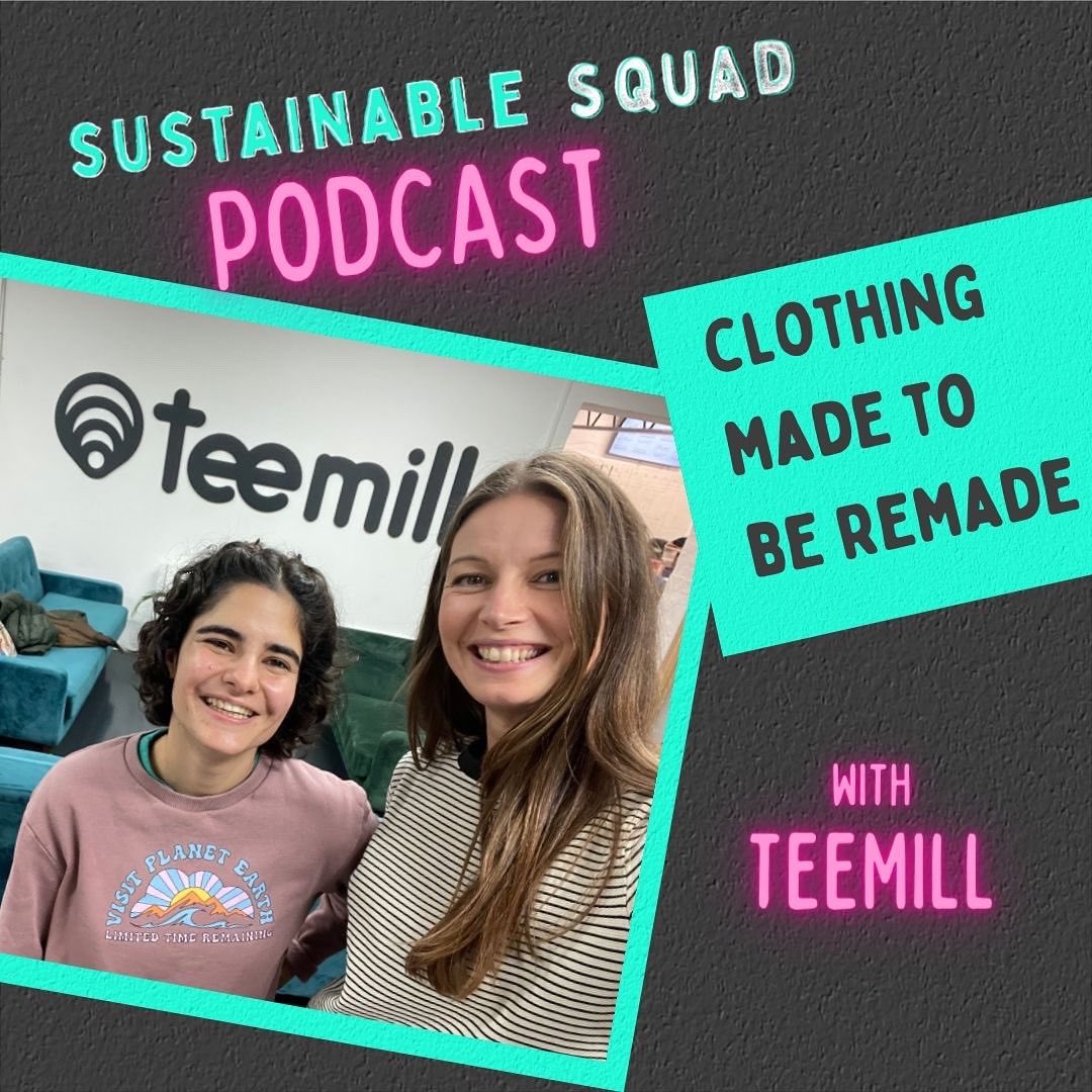 A new series of the Sustainable Squad podcast is live and ready for your little ears 🎧launching with the brilliant Sofia Voudouroglou from @Teemillstore 👕listen on Spotify or Apple Podcasts 🎧#tshirts #podcast #Sustainability