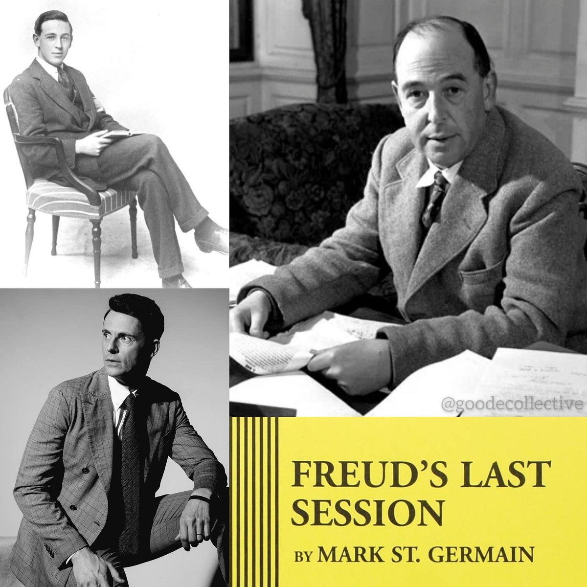 GoodeCollective's tweet image. 1/5

#freudslastsession Production team @WestEndFilms_UK has cast #MatthewGoode as #CSLewis

Here are a few details on Lewis  ⬇️⬇️

📸#MarionEWadeCenter #AFarchiveAlamy #DaniaMaxwell