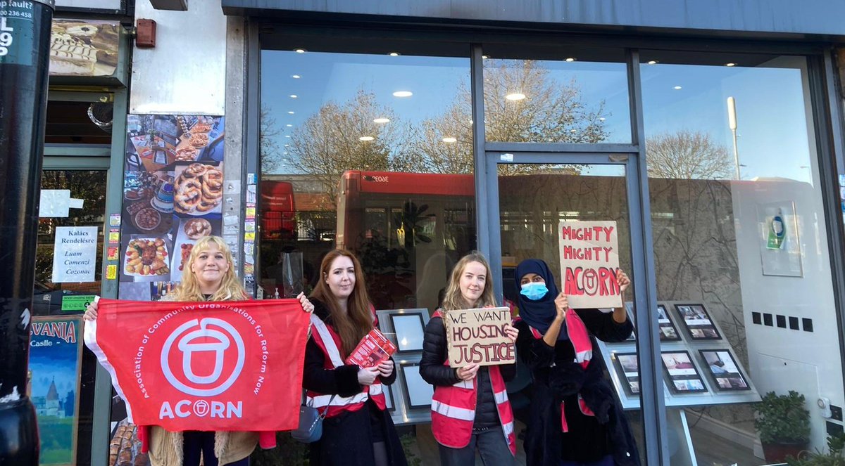 acornharingey's tweet photo. Another WIN for our members 📯🚩

George and Lawrence had unacceptable treatment from their agency with unannounced visits, leaks and a 20% rent increase!

We decided to drop by the agency today, and won a commitment to give notice, do repairs and cut the rent increase in half 💪 https://t.co/os06eJE9Vr