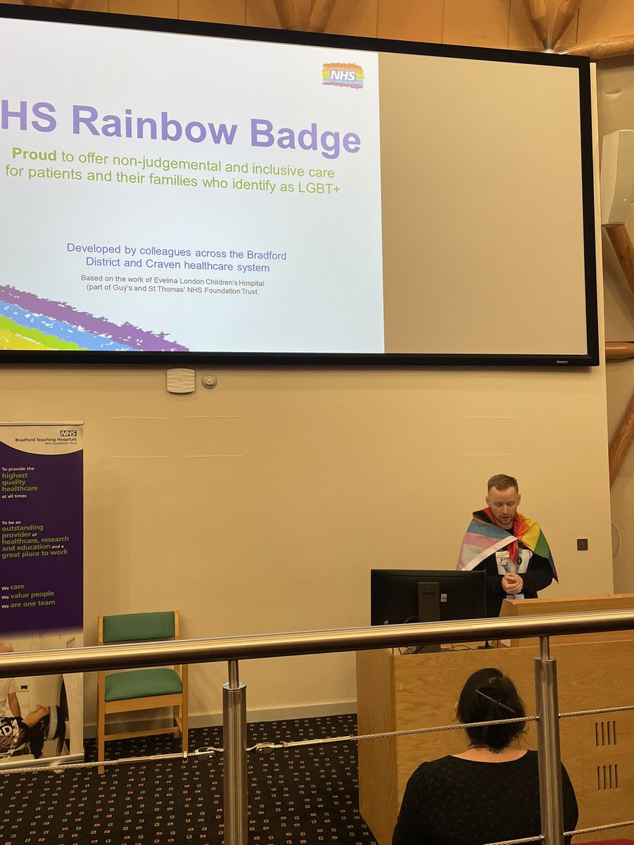 Amazing guest speakers today that have really shown how important LGBTQ+ training is. Thank you <a href="/Bthftlgbt/">BTHFT LGBT+ Network</a> <a href="/karendawber/">Prof Karen Dawber 🌈</a>