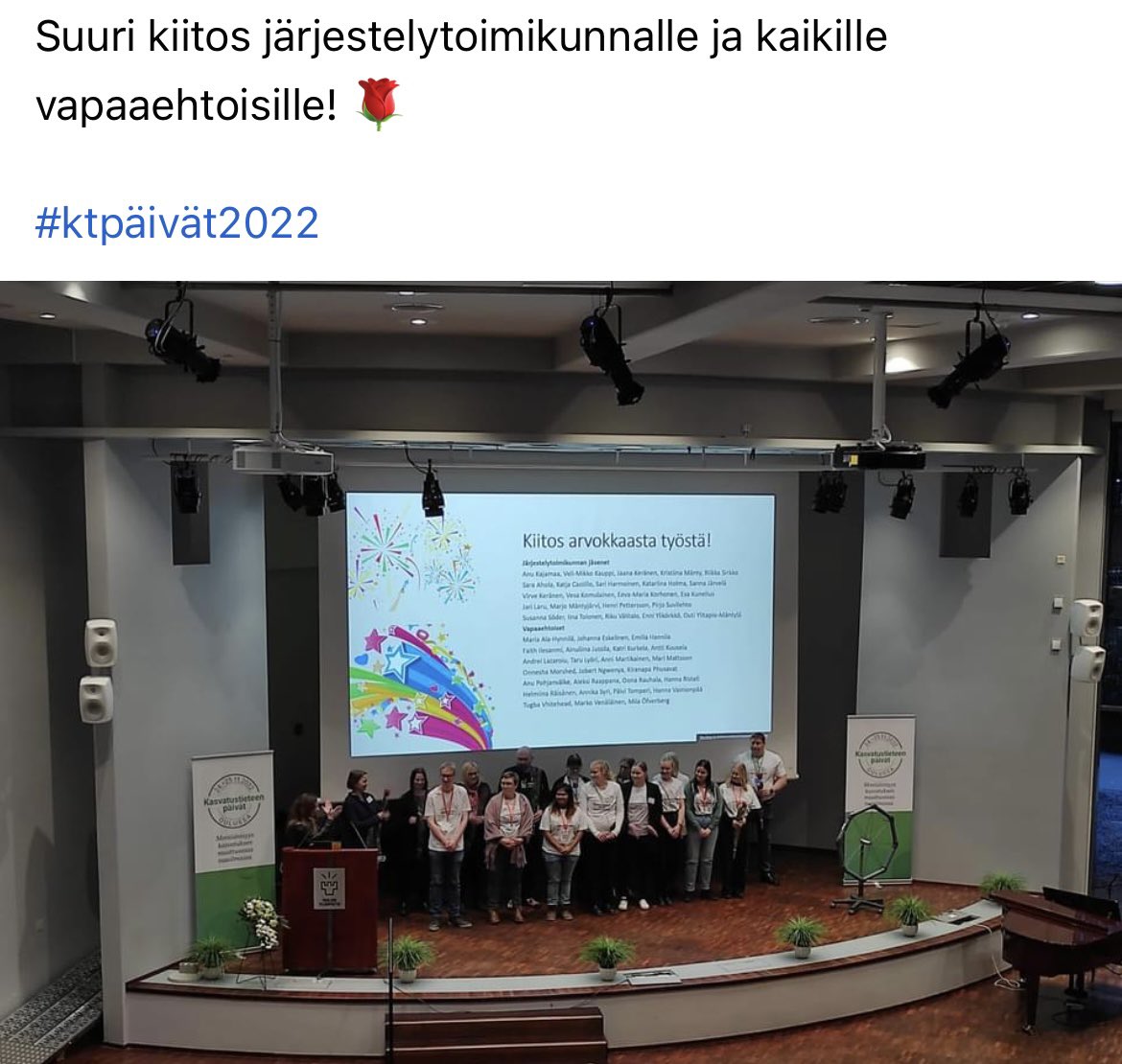 Kasvatustieteen päivät 2022 tweet media