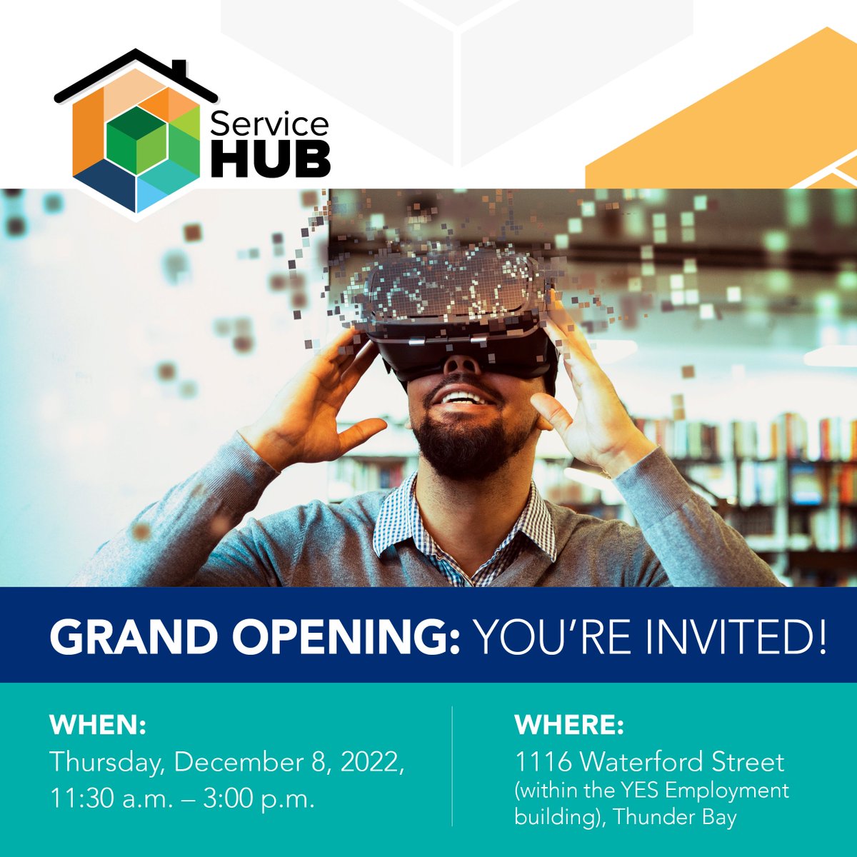 warriorsatwork's tweet photo. Join us for the official launch of the Service Hub, a partnership of three Thunder Bay organizations dedicated to helping you reach your education, training and employment goals. 

For more visit: https://t.co/Zup4x0lxeH
.

.
#WorkingWarriors #Workingwarriorsinc #communitybenefit https://t.co/6n9LD03JJb