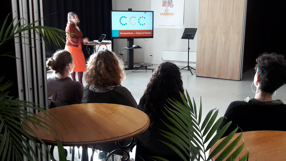 L'équipe de #CircusCentrum est venu nous rendre visite ce matin !