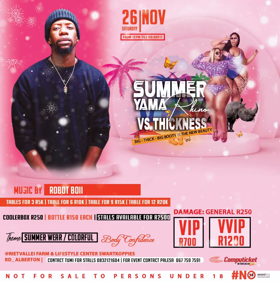 Robot_Boii's tweet photo. Weekend Operation πππ
LOCATION SILA: #AmaALista #SummerYamaRhinoVsThickness #ChillAndMingleMusicFestival #VuttaBackToSummer
#RobotBoii https://t.co/8pZomMnmnz