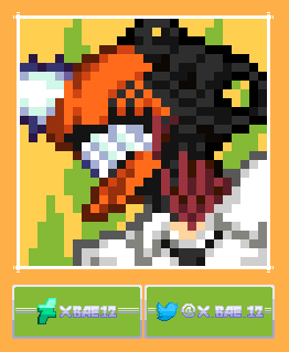 Chainsaw man - Portrait
🟠🟢🟠🟢🟠🟢🟠🟢🟠🟢
#pixel #pixelart #chainsawman #denji #spriteart