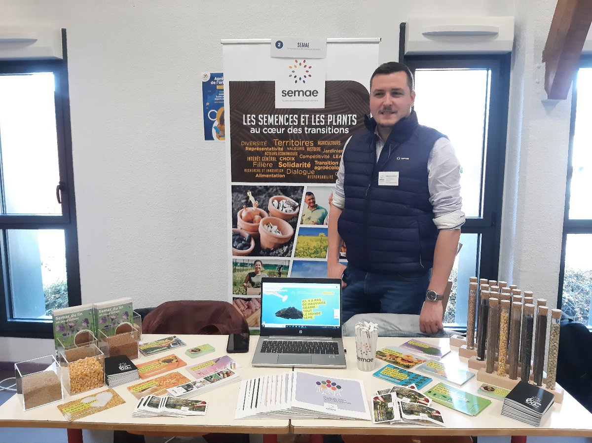 semaeNord's tweet photo. Présence de @semaenord au salon des métiers organisé par le CFPPA Legta lycée agricole d'Airion dans l'Oise @CD_oise.
Présentation de la #filière #semences auprès des étudiants.
#InterProSemences
#CeuxQuiFontLesSemences https://t.co/Dyy9HtecGb