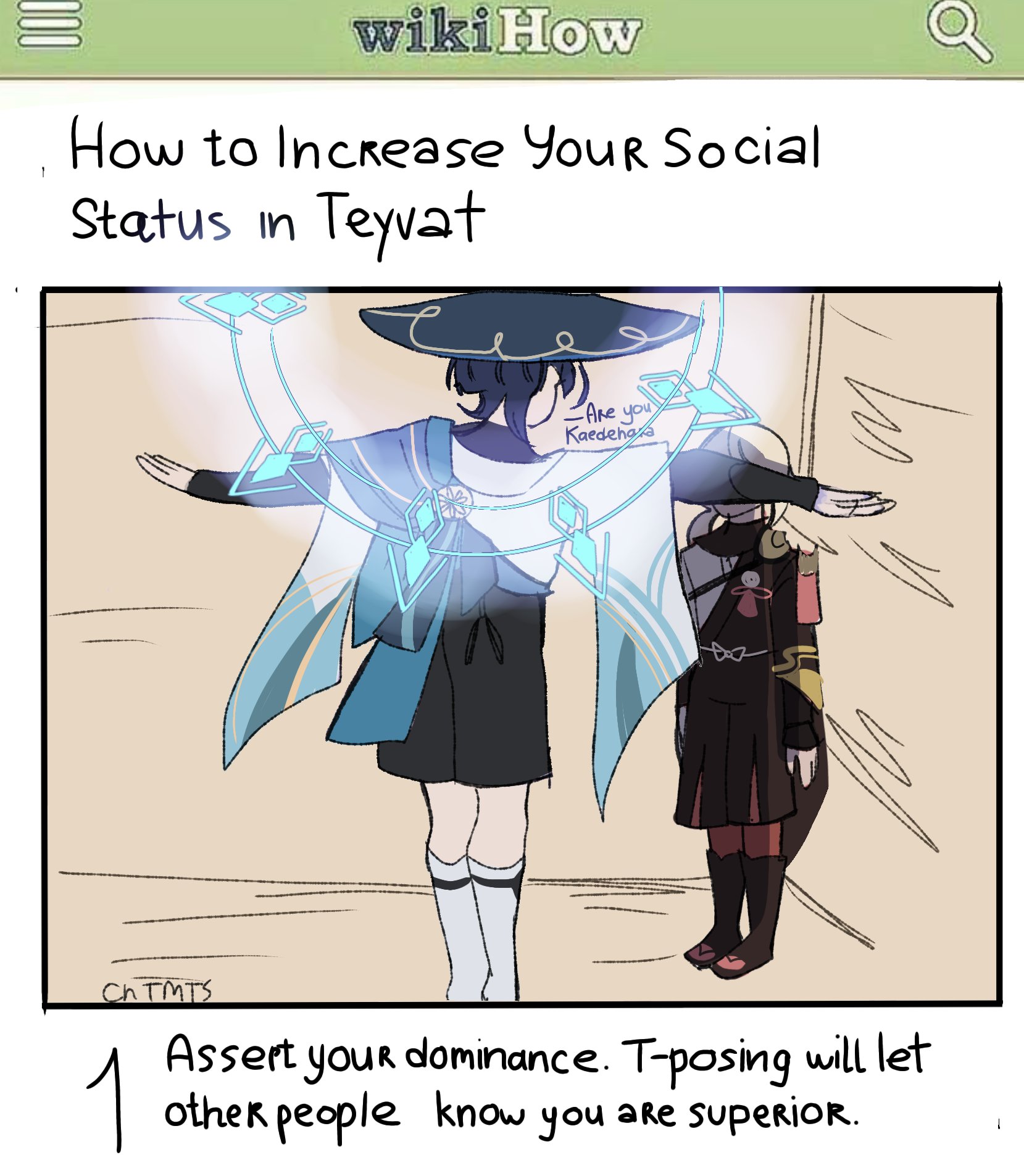 assert your dominance, T-Pose