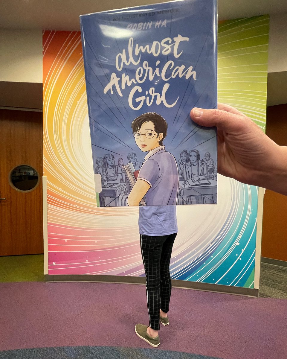 ebrpl's tweet photo. Happy #BookfaceFriday! #ebrpl #bookface #almostamericangirl #robinha https://t.co/4zz2QhdPkw