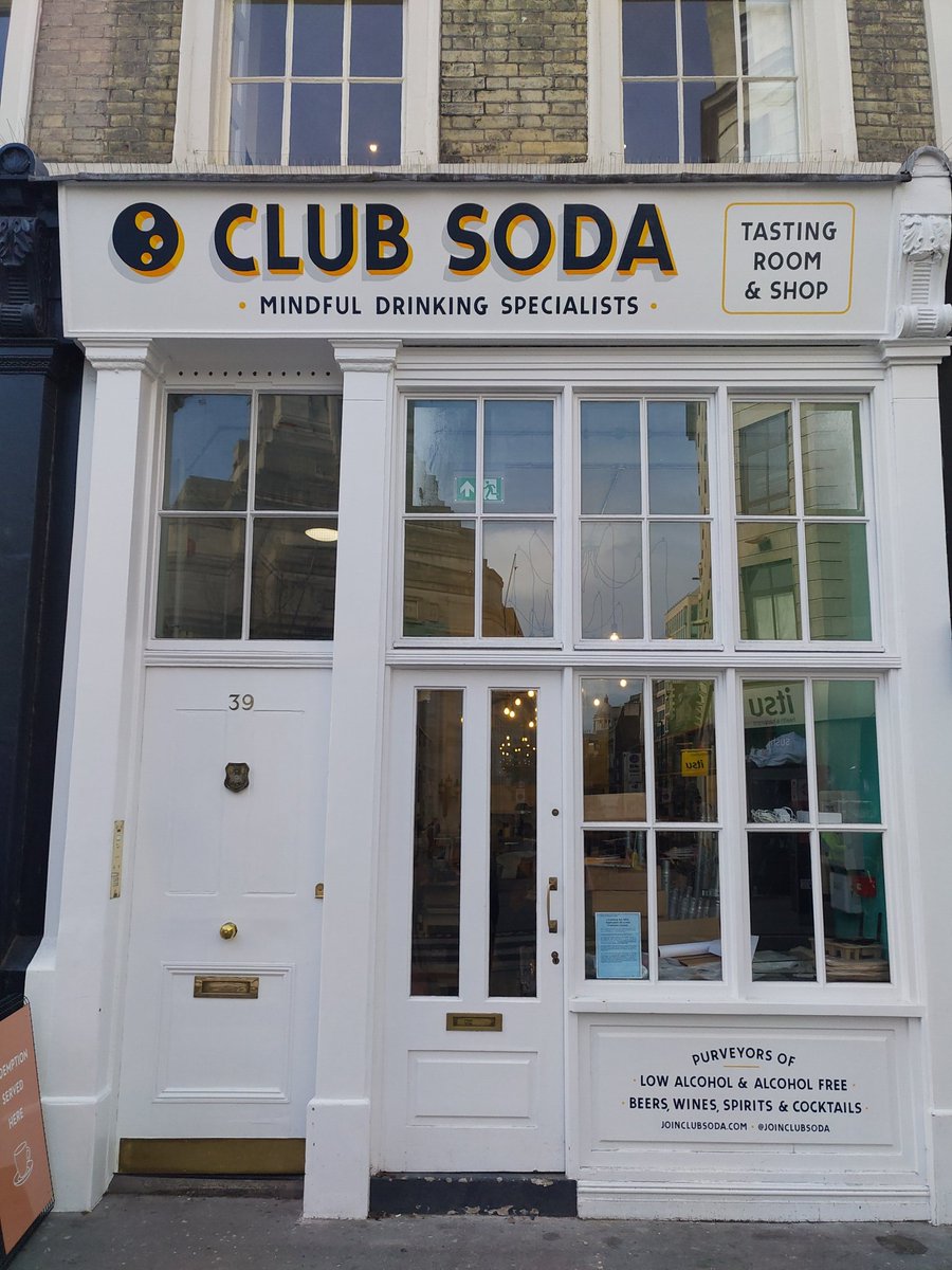 And so our Tasting Room Shop is open! Alcohol-free beers, wines, spirits, cocktails, with more to come in the next couple of weeks... Come see us at 39 Drury Lane, London WC2B 5RR.