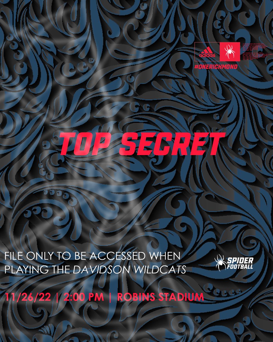 ⚠️𝗧𝗢𝗣 𝗦𝗘𝗖𝗥𝗘𝗧⚠️

Davidson in the postseason..... we have the secret sauce....... 

#ComingSoon #OneRichmond