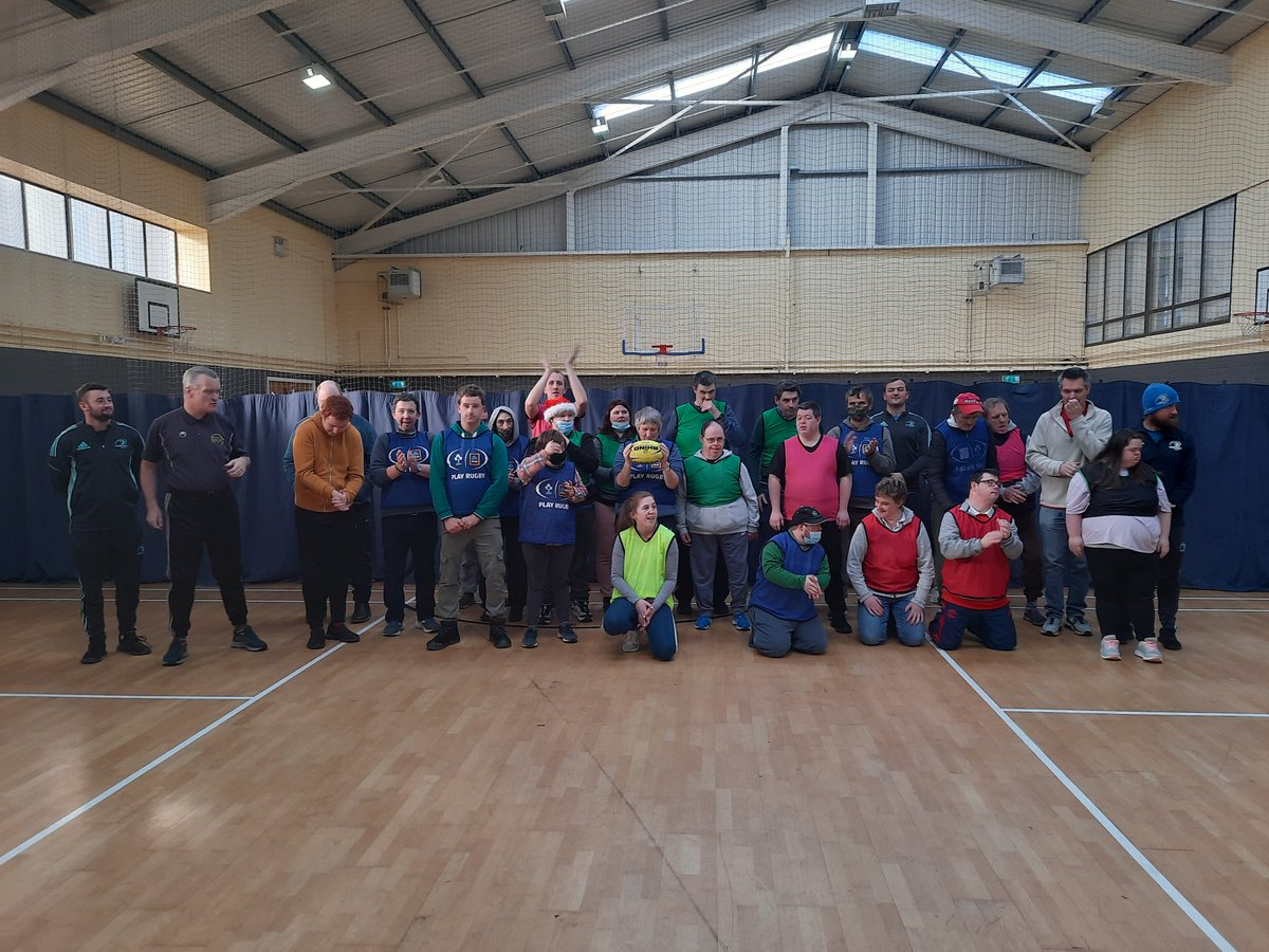 SportActiveWex's tweet photo. Smiles all round earlier today at @AstroActive for Walking Rugby 🏉

Well done to all from Ard Aoibhinn Centre, Windmill Therapeutic Centre and Communtiy Workshop. 

Many thanks to @LeinsterBranch for all their assistance with the programme.

#WalkingRugby #SportForAll #Inclusive https://t.co/aBmMJoiRQX