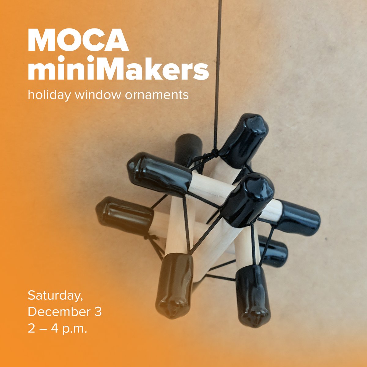 Calling all families:  Mark your calendars!
Dec. 3 - miniMakers ages 6-12 are making holiday window ornaments
Dec. 4 - Sunday Stories ages 1-5 are reading about holidays around the world and making wreaths.
RSVP today!.
Made possible by <a href="/nomi_cra/">NoMi CRA</a>