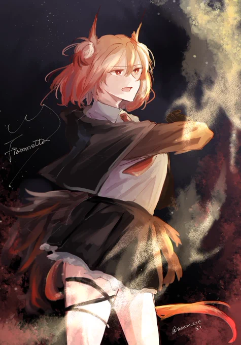 Fiammetta#アークナイツ版深夜の真剣お絵かき60分一本勝負 