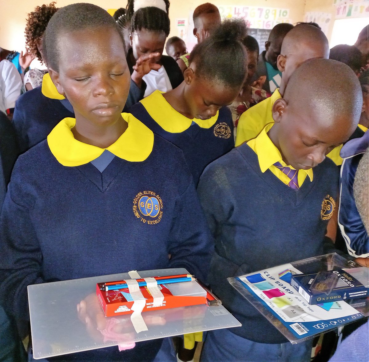 GoldenElitesS's tweet image. #GoldenElitesPendezaSchool
#DedicationService
It was a special day for our Grade Six and Class Eight candidates. They were dedicated in prayers as they await to sit for their KPSEA and KCPE examination. 

We pray that your efforts, hardwork and determination shall bear fruits.