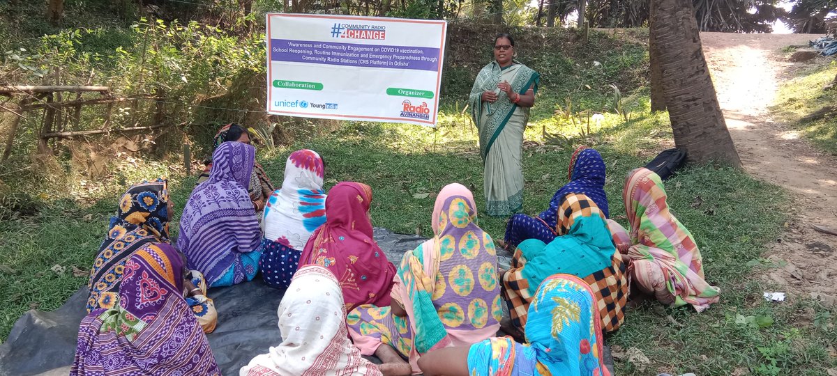 908mhz's tweet photo. Narrowcasting Session organized by #Radioavinandan on 1000 days interventions  at Kadalidanda, Kanas of Puri district 
@UNICEF India 
@YoungIndiaIN
@chillsugata
@sidbshrestha
@LopamudraTripa4
@ShahAnsariLive
#communityradio #comunityradio4change https://t.co/2Kf5LS6OOA