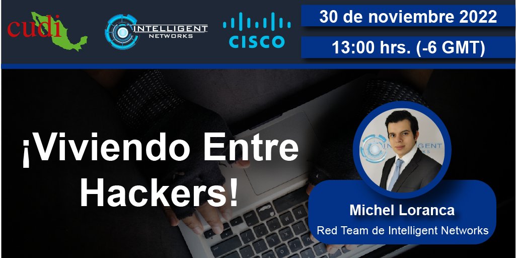 RedCUDI's tweet photo. Aprende a identificar a un hacker en el entorno virtual estudiantil con el webinar.
¡Viviendo entre Hackers!
Tiene como propósito dar #seguridad enfocada a universidades (profesores, profesionistas y alumnos).
https://t.co/aNWq7itUUi
#RedCUDI
@inetworksmx
@CiscoLatam https://t.co/kfkT7HxFRt