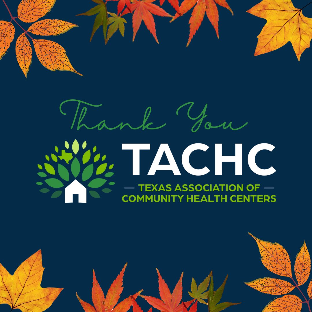 TexasCHCs's tweet photo. Thanks to our #TACHC’s team for being the doorway between our #TXCHCs , the people of Texas, and our elected officials. #TACHC's team works hard to strengthen and support our #TXCHC in healthcare transformation through #equityaccessquality. #Thanksgiving https://t.co/l5nioL2QI7