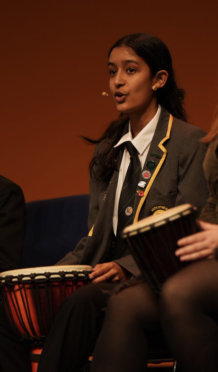 CRSTrust's tweet image. An absolutely exhilarating performance from Suraiya &amp;amp; the Djembe drummers from @holyhead_school #10yearsCRST