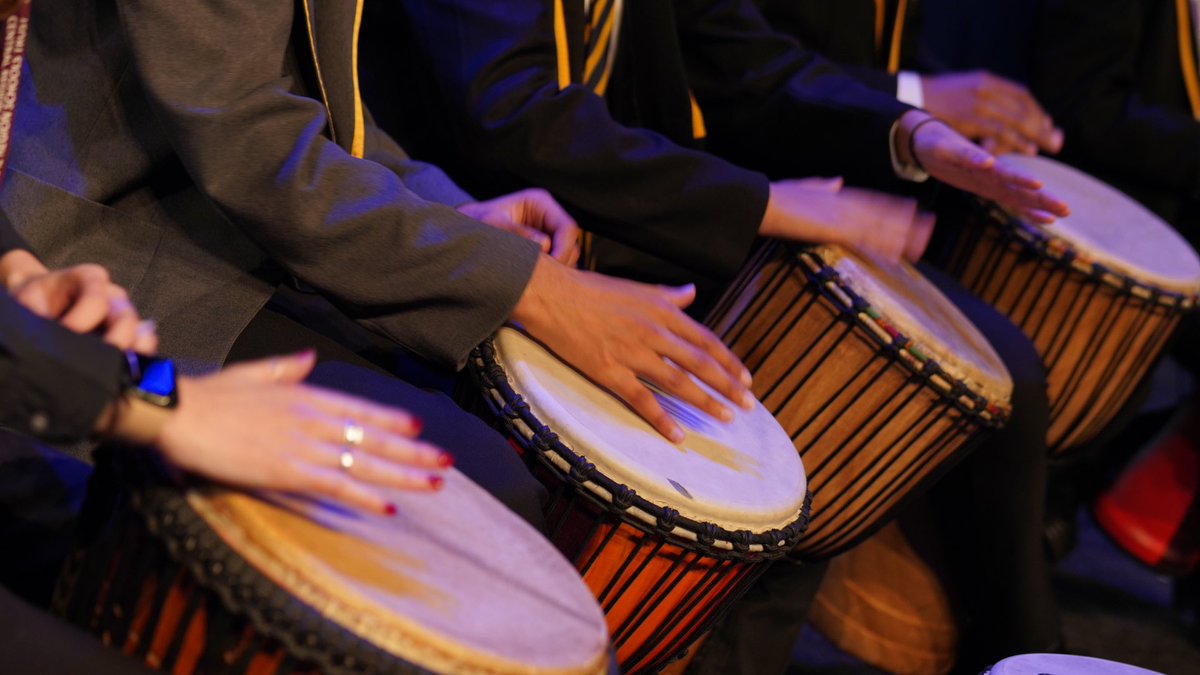 CRSTrust's tweet image. An absolutely exhilarating performance from Suraiya &amp;amp; the Djembe drummers from @holyhead_school #10yearsCRST