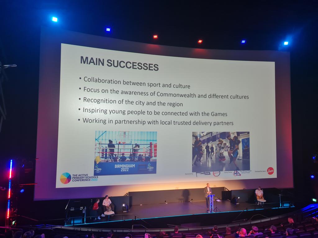 AspireSportsUK's tweet photo. π870,000 young people directly engaged with the Bring The Power youth programme π
James Grinsted from @birminghamcg22 joins us to deliver a keynote speech!
#APSC22 https://t.co/ujd23Qf8U3