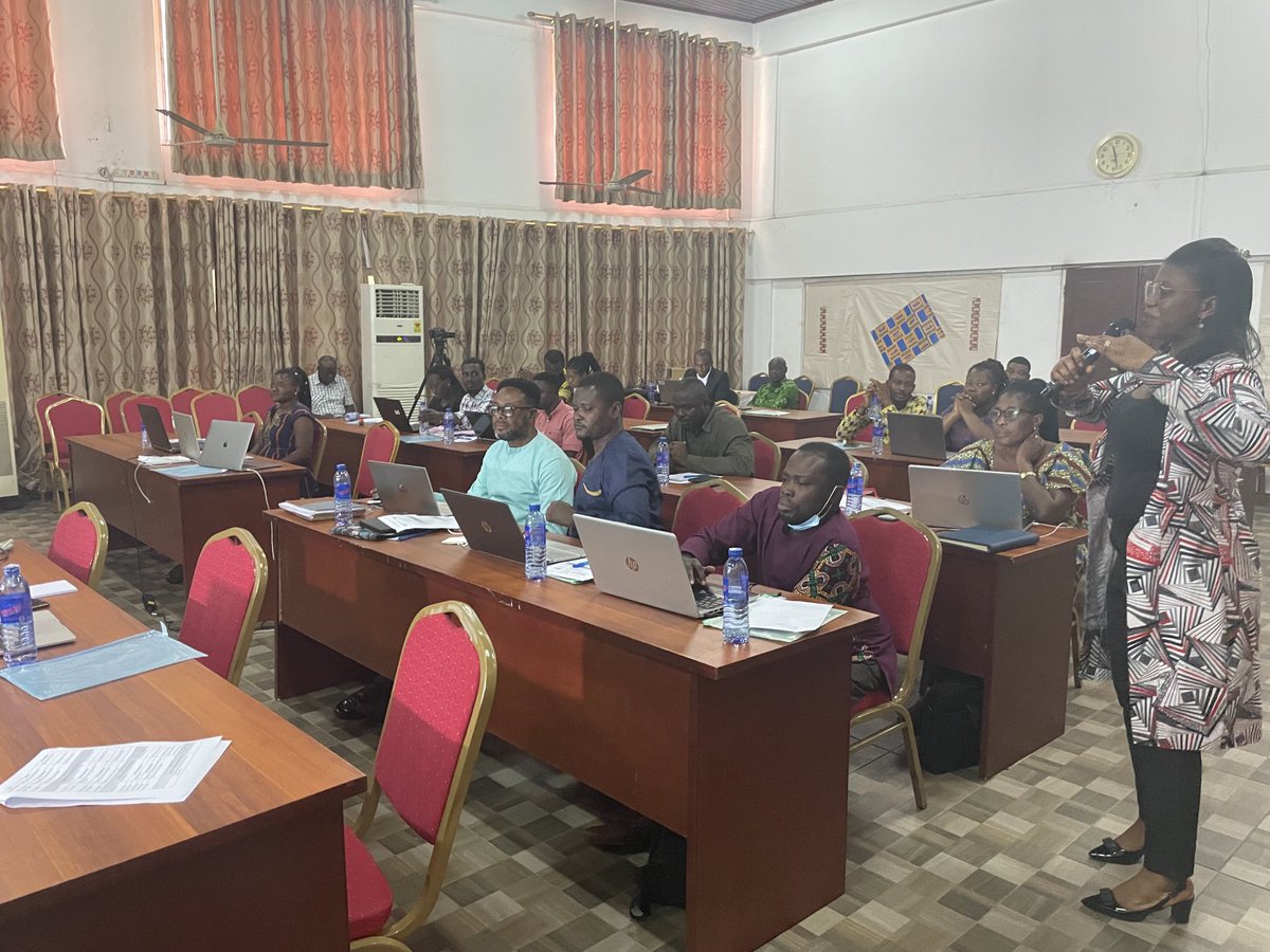 gornetty's tweet photo. Day 1 of impact evaluation training ⁦@csir_stepri⁩…Refreshing our knowledge of ⁦@Stata⁩. Thank you ⁦@IDRC_CRDI⁩ for supporting ⁦@ge4diiss⁩. Thank you ⁦@NeipGhana⁩ for partnering. https://t.co/Ao71yA3YBN