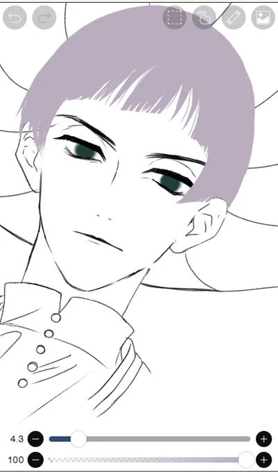 気になって描き始めた
ロロ氏の無表情がめちゃ好きぃ 