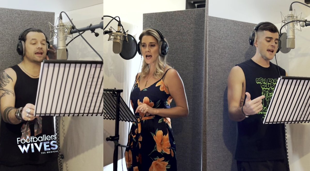 BACK OF THE NET! Footballers’ Wives The Musical @FWMusical studio album is released today! Check out the new video for ‘Who, Who, Who?’ featuring @alice_fearn @emmahatton1 @liamdoyle1990 & Simon Bailey Watch the video with this link: youtu.be/cL1QiVMaDJE