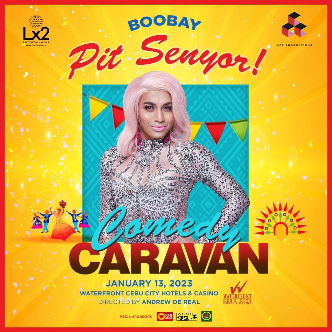 Lx2Ent's tweet photo. Siguradong extra energy at positivity ang kanyang dala para lahat tayoโy mapasaya.
Just as he did for their avid viewers of "The Boobay and Tekla Show," Boobay is sure to win the hearts of our dear Cebuanos at the Comedy Caravan.
#Boobay #ComedyCaravan #Lx2Entertainment https://t.co/RL7Jr7lprD