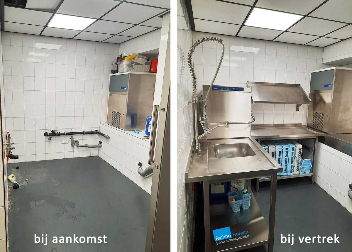Een nieuwe variant de 'bij aankomst' en 'bij vertrek', zoek de 10 verschillen😉 #Gusto #Groningen #horeca #Hobart  #doorschuifvaatwasser #grootkeuken
Fijn weekend allen! 🍻🥂