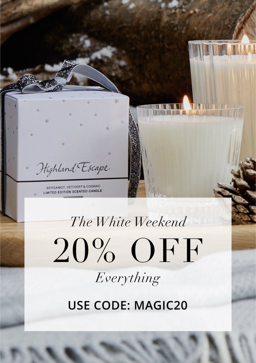 Forget Black Friday, it's all about The White Weekend! Shop everything you need this festive season for less. Follow this link and use code MAGIC20: bit.ly/3ifdlqd