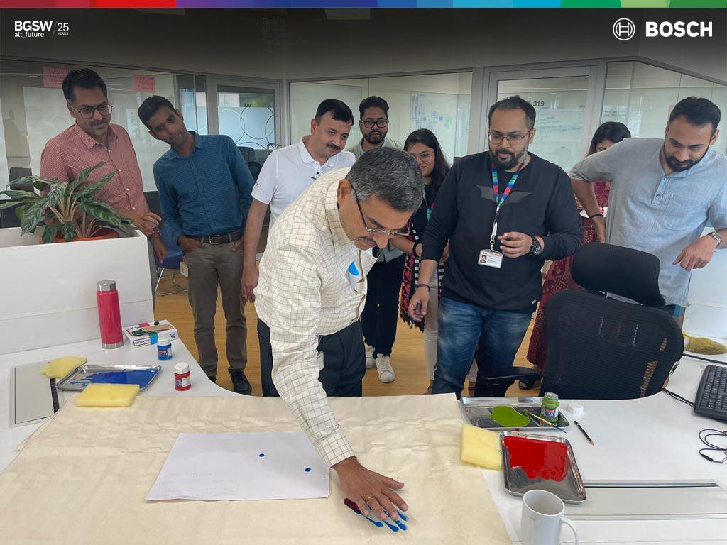 BoschSoftware's tweet photo. Bosch #UXDesignStudio completes 10 years! We celebrated this milestone with a host of interactive activities at our #Bangalore campus today. The Studio provides expertise across 7 different design disciplines, across industries and domains. Learn more- https://t.co/88FuJWktQJ https://t.co/CG5GmlvYVu