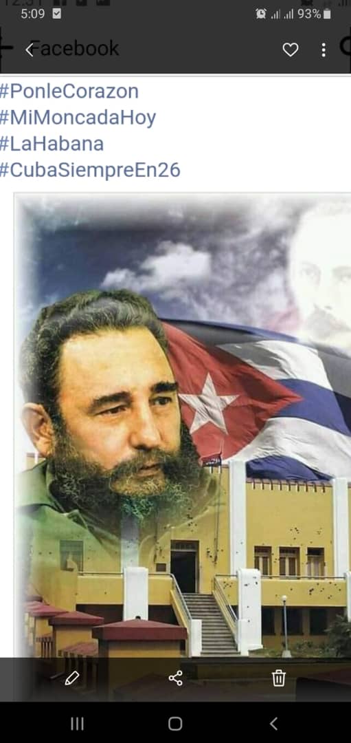 AdilenANAP's tweet photo. Desde #AnapCuba el homenaje  este día al Eterno Comandante, ejemplo, faro y guía de la Revolución Cubana
#FidelEntreNosotros
#FidelPorSiempre 
@RafaelAnap @anap_cuba @SarduyYamila @ArzuagaReyes @DiazCanelB @CLOC_LVC     @OsmaniPerez18 @DrRobertoMOjeda @yoel_palmero @NavarroANAP https://t.co/BlmcMc9NAg