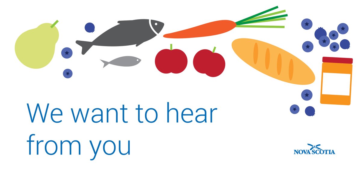 We're building a food and beverage strategy for #NovaScotia and we need your input! The online survey is open now for 4 weeks. Let us know how we can help get more healthy, local food on more kitchen tables. novascotia.ca/food-and-bever…