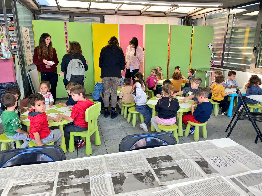 e3005595's tweet photo. Els alumnes d'educació infantil ja estàn tornant de la seva sortida a Mollet del Vallès @ajmollet on han visitat el @museuabello. Una pogut aprendre moltes coses i s'ho han passat d'allò més bé. https://t.co/oQjKW65XvI