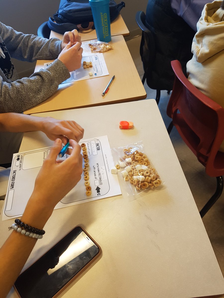 MsStew_HRCE's tweet image. Applying the thinking classroom to factoring simple trinomials in Math 10! #cheerioconnections #factoringfun @HalifaxWestHS @HRCE_Math @HRCE_NS