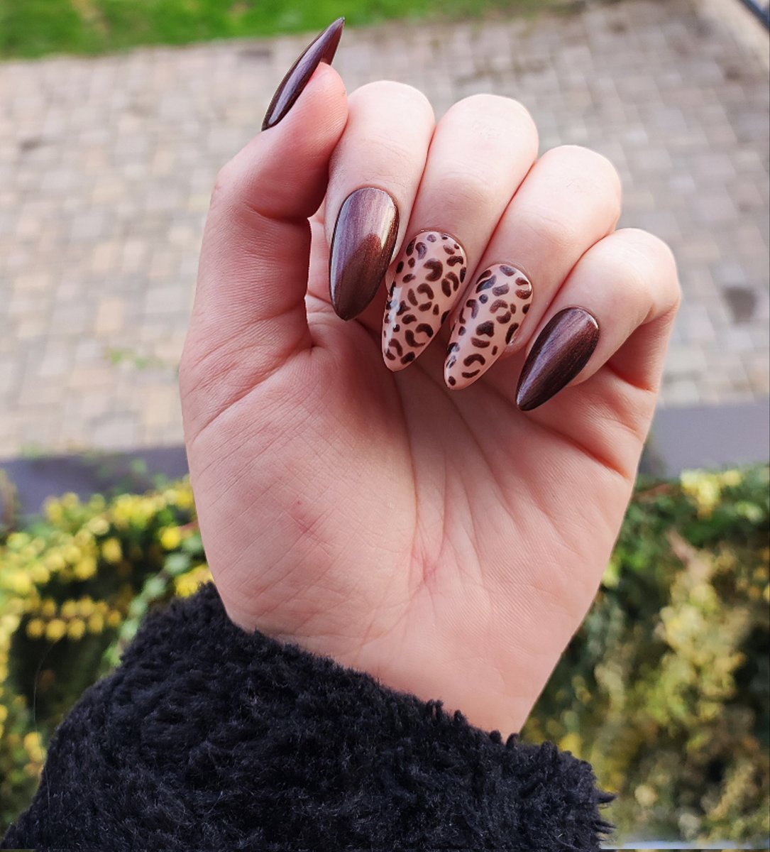 Queensnails666's tweet image. Animal print 🐾
#animalprintnails #gelnails #presson #gel #geladdict #beautifullnails #brownnails #smallbussines