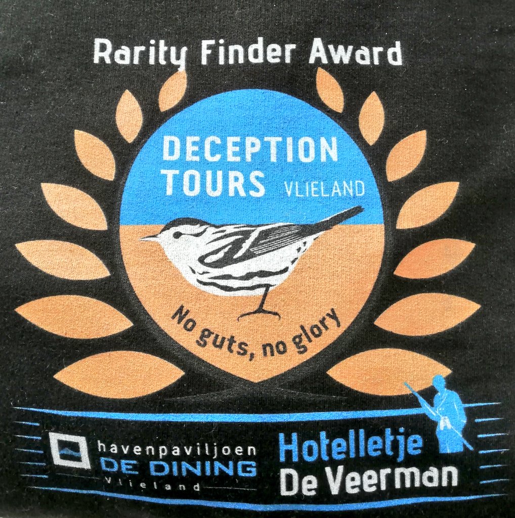 Christmas came early this year, with the delivery of a "Rarity Finder Award" hoodie from <a href="/Deceptiontours/">Leo</a> #Vlieland,  <a href="/HoteldeVeerman/">Hotelletje deVeerman</a>, <a href="/DiningVlie/">De Dining</a>! Awesome, thanks! 🤩

And of course a special thanks to the female Red-tailed Shrike (Turkestaanse Klauwier) for revealing herself!