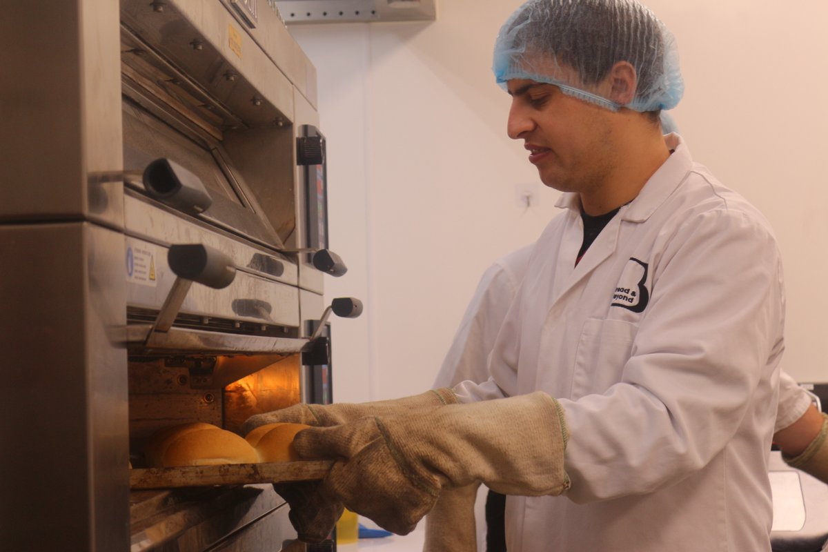 Meet our Trainee Baker, James.

James' love for working in the bakery was immediate. With his inquisitive mind and thirst for knowledge, he quickly grasped various baking techniques and learnt to make a wide range of products.