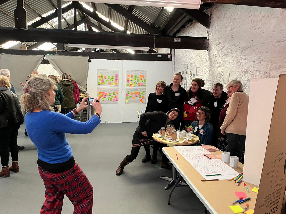 DrCPettingerRD's tweet photo. I ❤️ my #research team !! 😍 Privileged to be working alongside some amazing individuals #research meets #community @foodsequal #plymouth event today to showcase our local progress #collaboration #coproduction #communityresearchers #TUKFS @UKRI_News https://t.co/nyTEBAmiCN