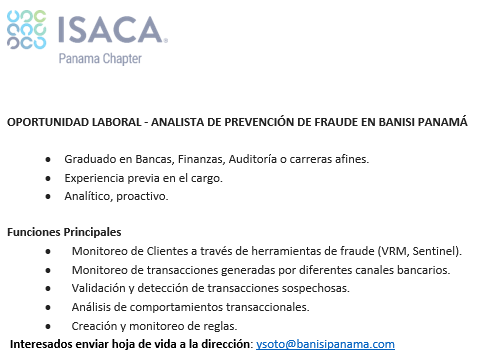 ISACA Panamá tweet media