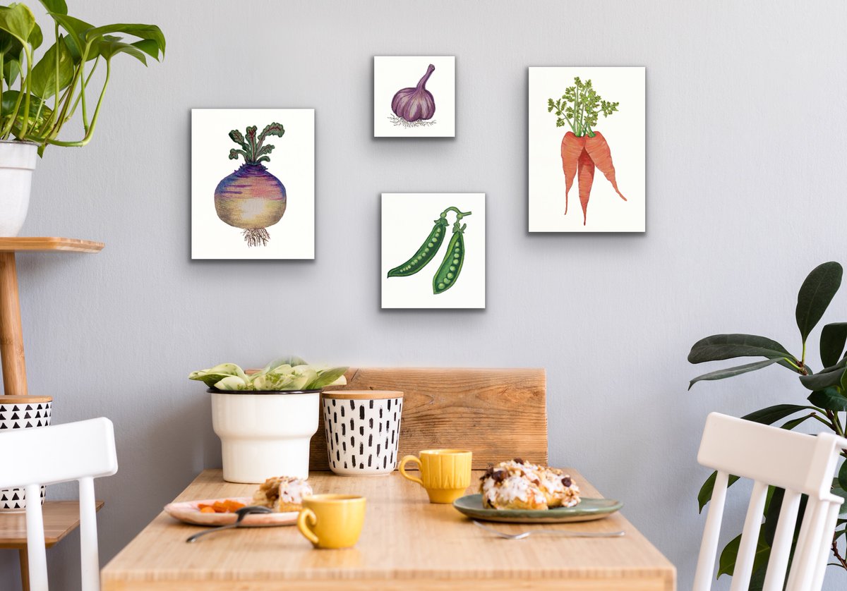 25% OFF WALL ART TODAY
#vegetableart #buyintoart #rusticart #kitchendecor #wallartprints #vegetables #giftidea #foodiegiftidea #foodart #watercolorveggies #homedecorideas #kitchenwallart #ArtistOnTwitter #giftsforcooks #giftsforgardners 
AVAILABLE HERE - deborah-league.pixels.com/collections/co…