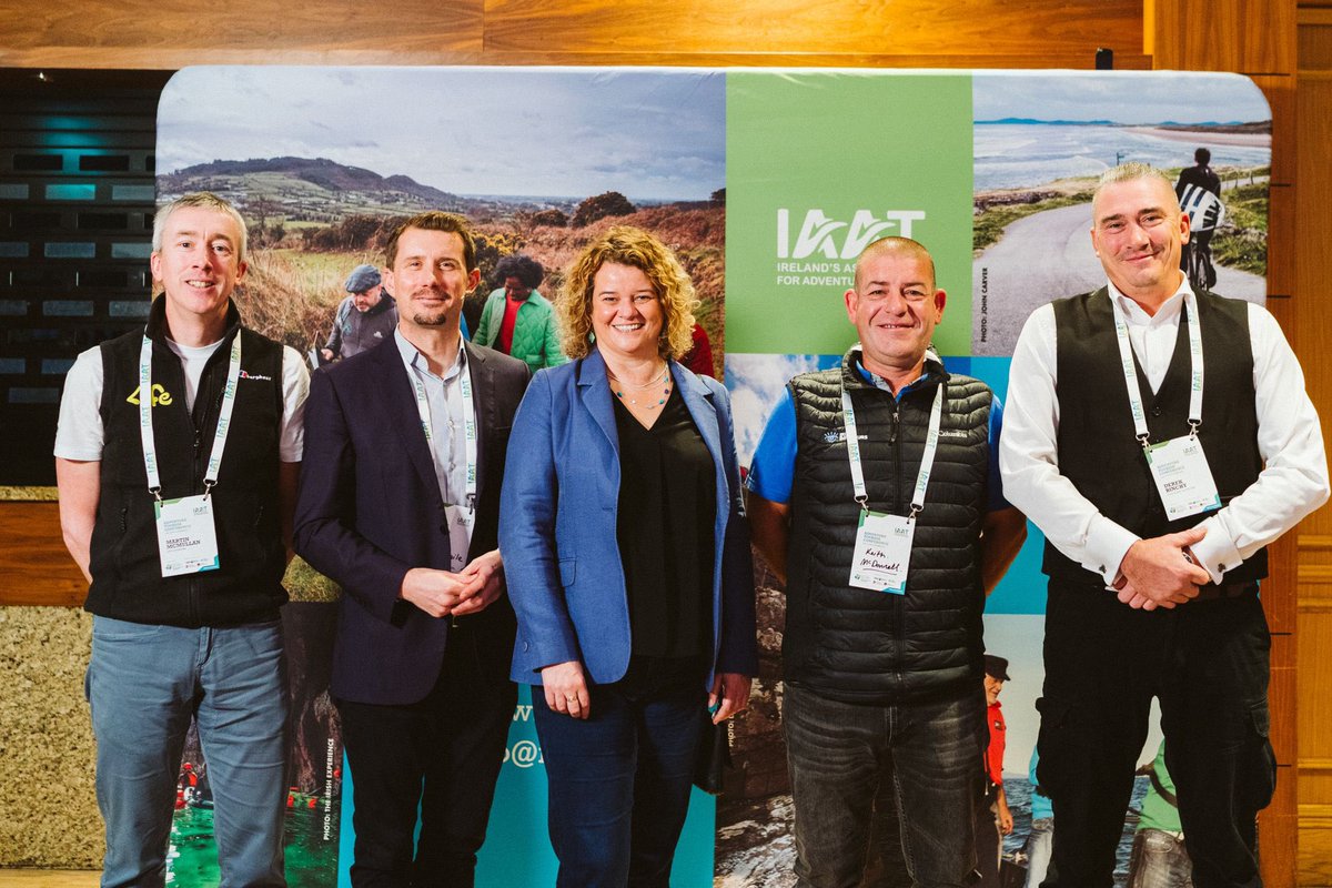 Thank you to our guests,  moderator on the panel ‘Adventure Business Journey’ - Martin McMullan (<a href="/LifeAdventureCt/">Life Adventure Ctr</a>), Derek Binchy (<a href="/FOTAadventure/">FotaIslandAdventure</a> ), Eimear Flanagan (<a href="/AwayAWeeWalk/">awayaweewalk.com</a>), Keith McDonnell (<a href="/eitravelgroup/">ei travel group</a>) Moderated by <a href="/poloconghaile/">@poloconghaile</a> 

#AdventureIsland