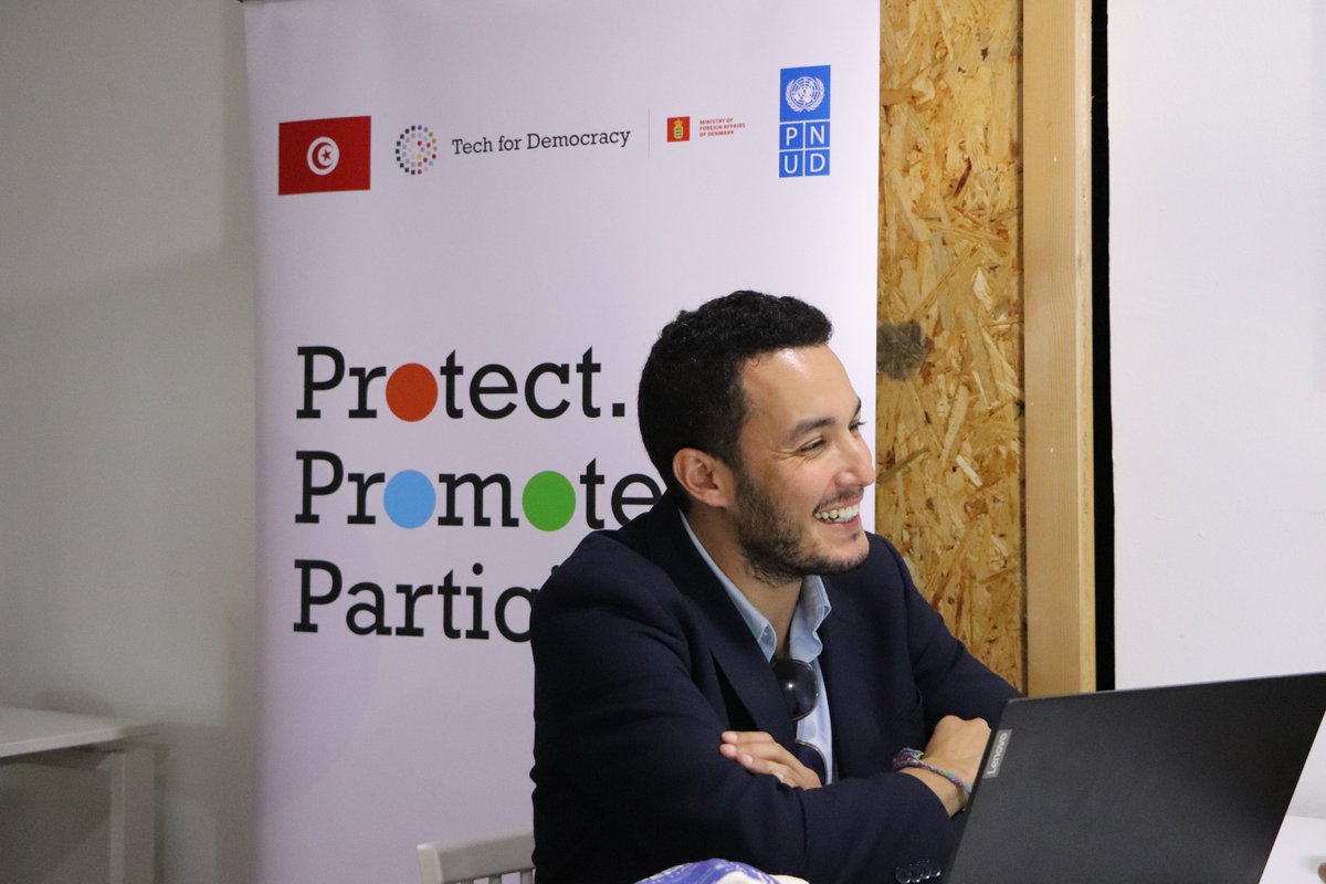 UNDP_Denmark's tweet photo. Som del af 🇩🇰 #TechForDemocracy, udvikler @UNDPinTunisia en deltagelsesportal for at inddrage unge i politiske beslutningsprocesser!

For at sikre unges deltagelse i planlægning &amp; design af den digitale platform samler #HackForDemocracy unge innovatører!👉https://t.co/ogywOlHjyh https://t.co/W3UrEYwgTi