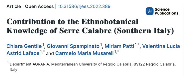 Herbarium_UNIRC (@herbarium_unirc) on Twitter photo NOW ONLINE! scipublications.com/journal/index.…
<a href="/giuliamiciomeow/">Giulia Montepaone</a> <a href="/XIVSEMINARBIOD/">XIV INTERNATIONAL SEMINAR BIODIVERSITY MANAGEMENT</a> <a href="/dottormus/">Carmelo Maria Musarella</a> <a href="/fmh177/">Fabián Martínez UAL</a> <a href="/LafaceValentina/">Valentina Laface</a> <a href="/pattimiriam31/">Miriam Patti</a> <a href="/NataliaSapone/">Natalia Sapone</a> <a href="/GCarusoBotanico/">Giuseppe Caruso</a> <a href="/AgrariaUniRC/">AgrariaUniRC</a> <a href="/UniRCMedi/">UniRC Mediterranea</a> <a href="/Piergiosh/">Piergiorgio</a> <a href="/gsignorino81/">Giuseppe Signorino</a> NOW ONLINE! scipublications.com/journal/index.…
<a href="/giuliamiciomeow/">Giulia Montepaone</a> <a href="/XIVSEMINARBIOD/">XIV INTERNATIONAL SEMINAR BIODIVERSITY MANAGEMENT</a> <a href="/dottormus/">Carmelo Maria Musarella</a> <a href="/fmh177/">Fabián Martínez UAL</a> <a href="/LafaceValentina/">Valentina Laface</a> <a href="/pattimiriam31/">Miriam Patti</a> <a href="/NataliaSapone/">Natalia Sapone</a> <a href="/GCarusoBotanico/">Giuseppe Caruso</a> <a href="/AgrariaUniRC/">AgrariaUniRC</a> <a href="/UniRCMedi/">UniRC Mediterranea</a> <a href="/Piergiosh/">Piergiorgio</a> <a href="/gsignorino81/">Giuseppe Signorino</a>