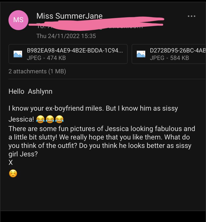 MissSummerJane's tweet photo. 😈🔥YOUR EX IS A SISSY GIRL 
Won another bet &amp; Jessica gets exposed! A beta a bet 🤩🤗😆

Her lil clit is leaking with excitement https://t.co/6ADMWOl0WY
